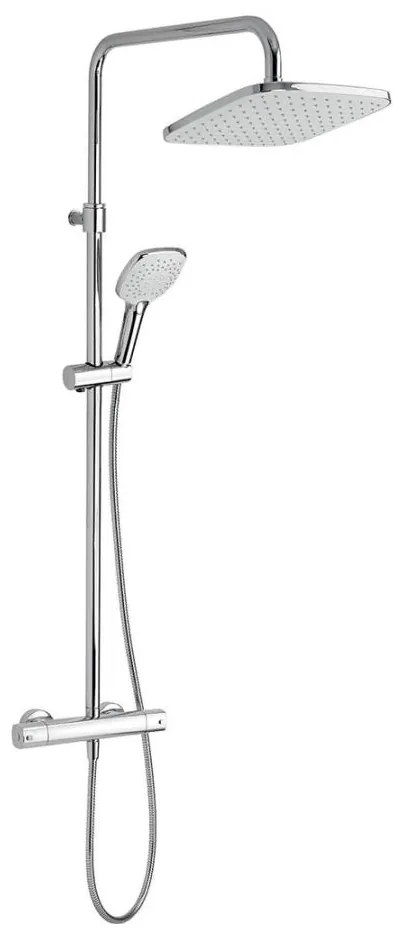 Novaservis - Zuhanygarnitúra termosztatikus csappal METALIA ECO fényezett króm