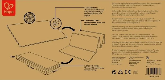 Hape Nagy összecsukható alátét ábécével