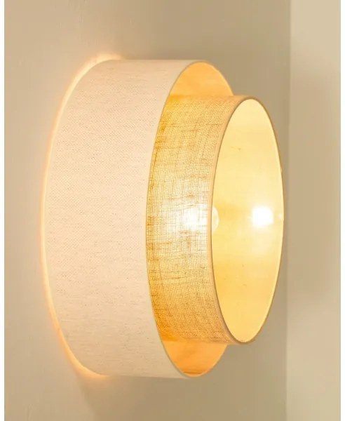 Mennyezeti lámpa NATIA 1xE27/60W/230V fehér/barna