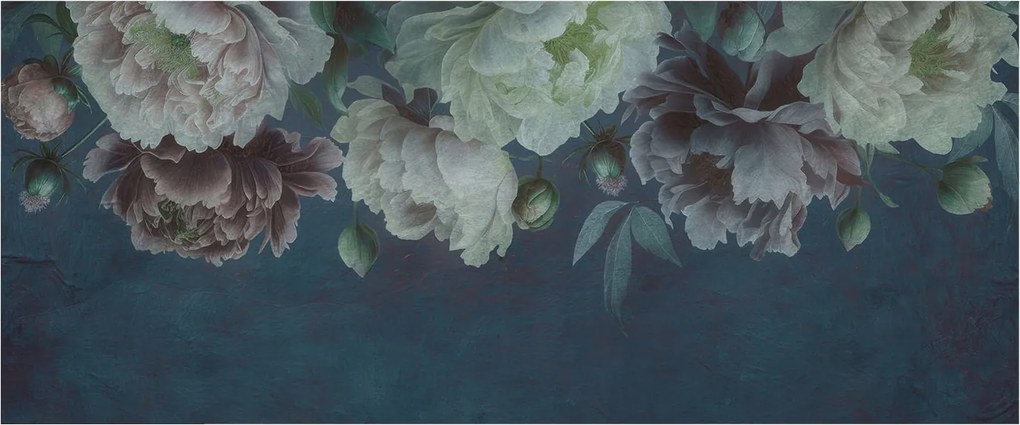 Divatos Flizelin Tapéta Fali Furnér Virágos elegancia 250x104 Ragasztó