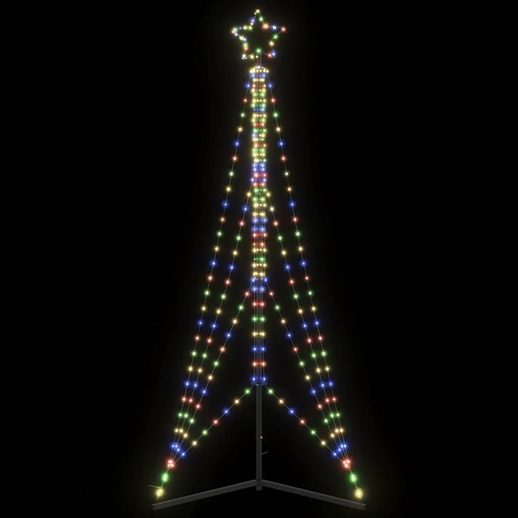 színes LED karácsonyfa 483 LED 240 cm