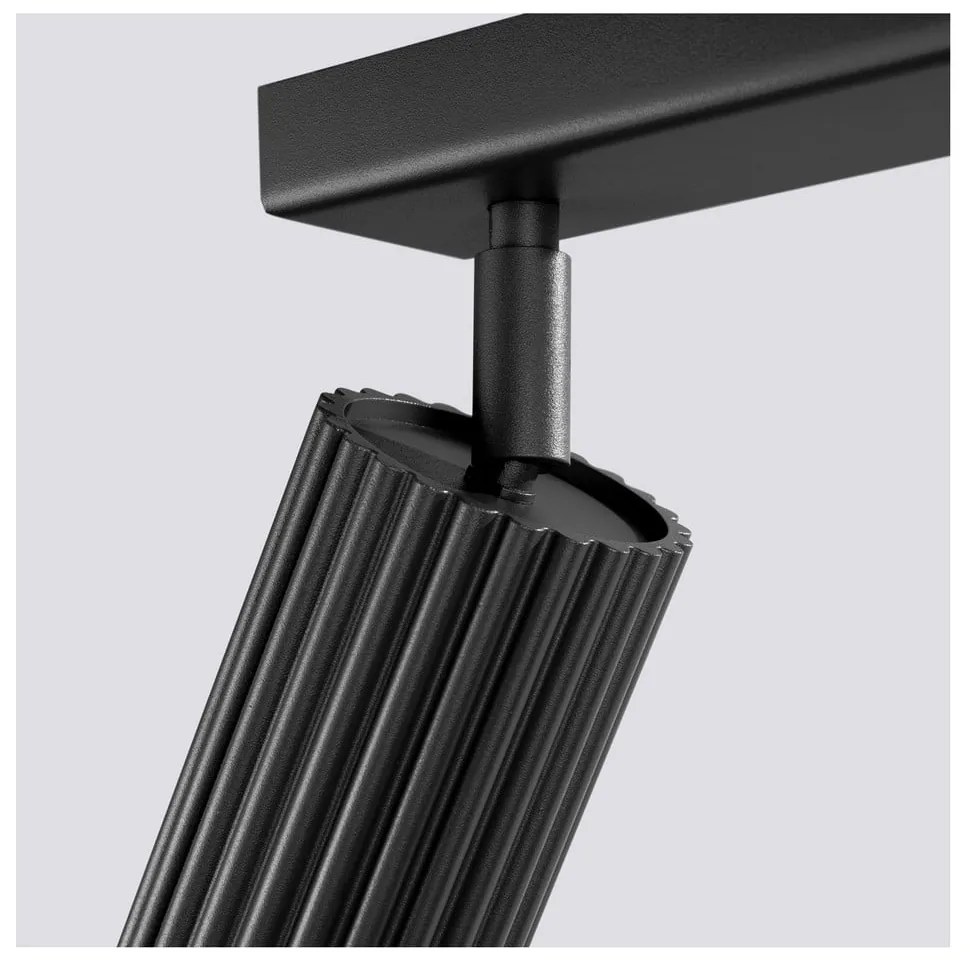 Fekete spotlámpa 6,5x117 cm Gleam – Sollux