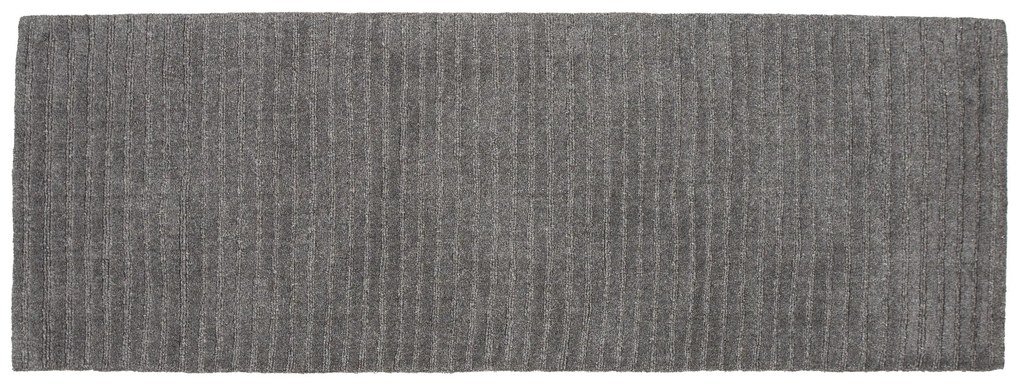 Gyapjúszőnyeg MILTON 200x70 cm, szürke