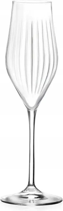 Kristály pezsgős poharak Rcr Timeless New 230ml 6db