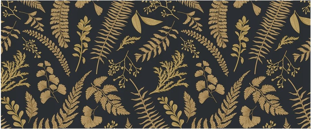 Design fotótapéta Flizelin falra Botanikus levelek 250x104 Ragasztó