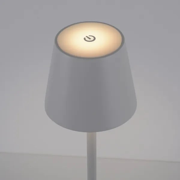 Leuchten Direkt 19250-16-LED Kültéri újratölthető lámpa EURIA LED/3W/5V IP54 fehér