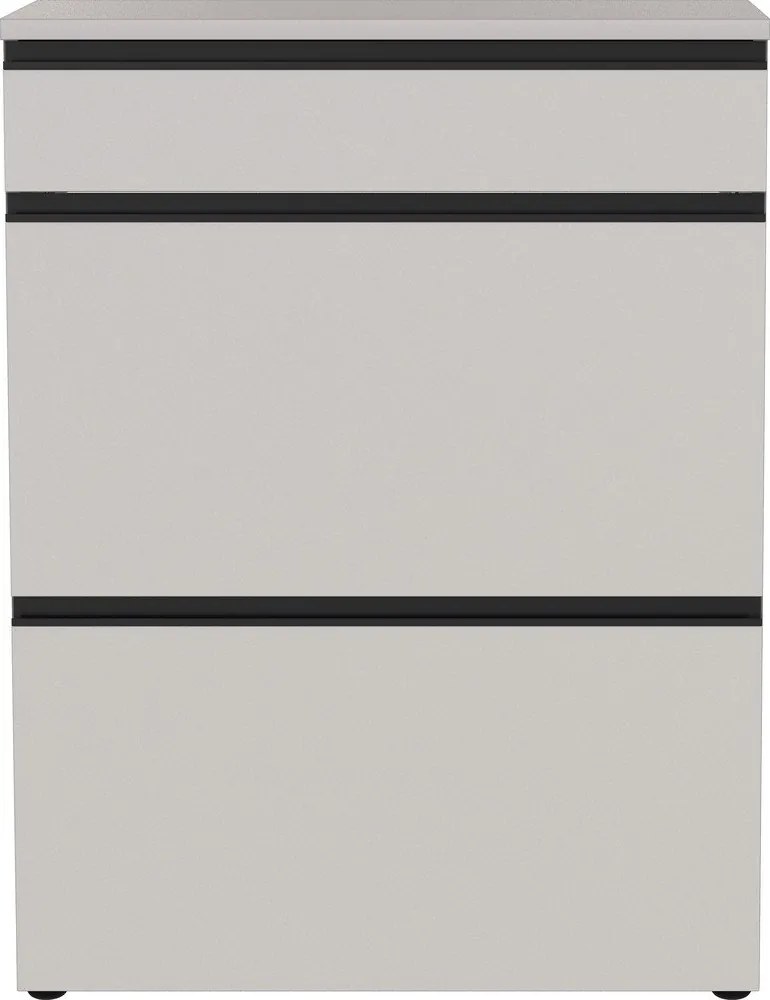 Krémszínű cipőtartó 80x107x29 cm Baldone – Germania