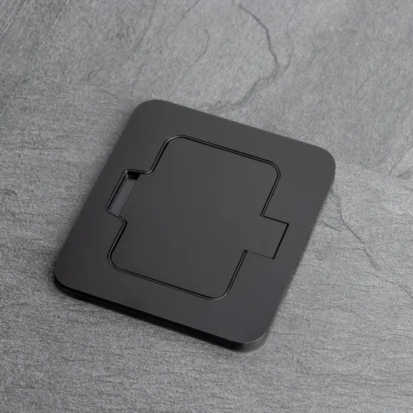 Solight 5B322B - Kültéri beépített padló aljzat IP55 fekete négyszögletes