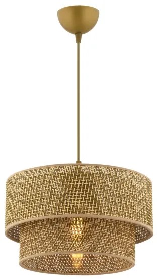 Kábeles csillár ECHO 1xE27/60W/230V barna