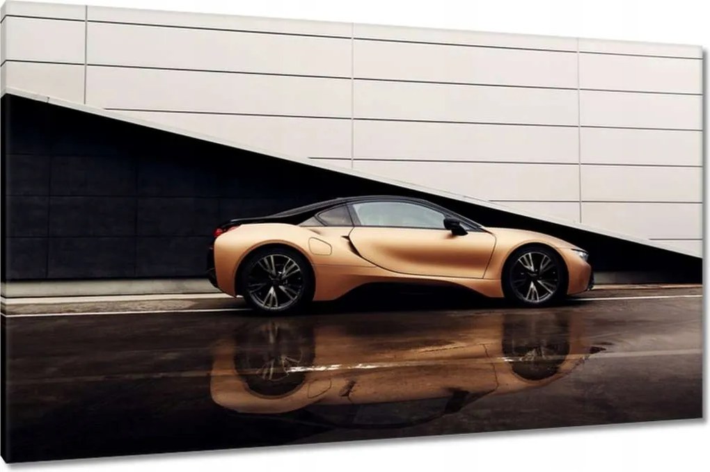 Vászonkép 120x70 Arany Bmw Autó