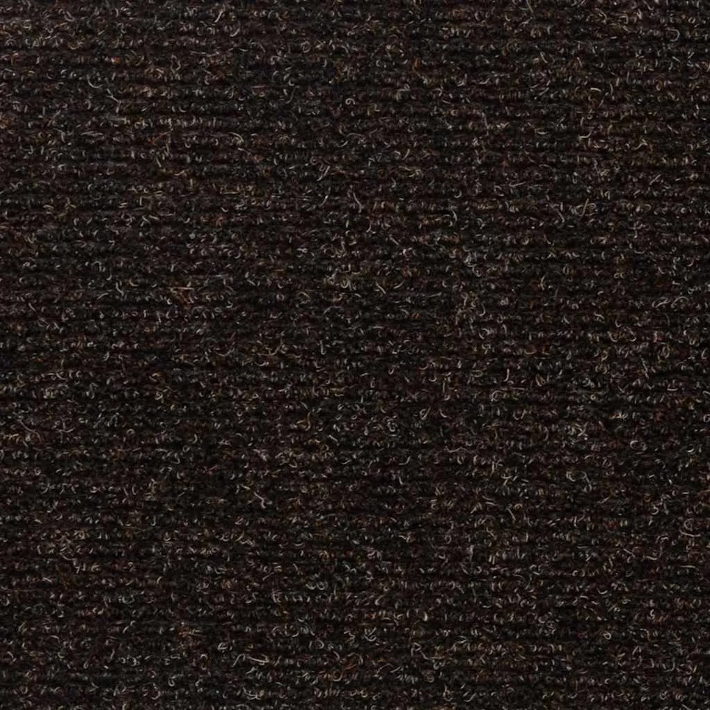 öntapadós lépcsőszőnyegek 30 db sötétbarna, téglalap alakú, 76 x 20 cm
