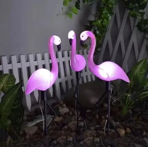 Napelemes kerti lámpa - flamingó Gardlov 21151
