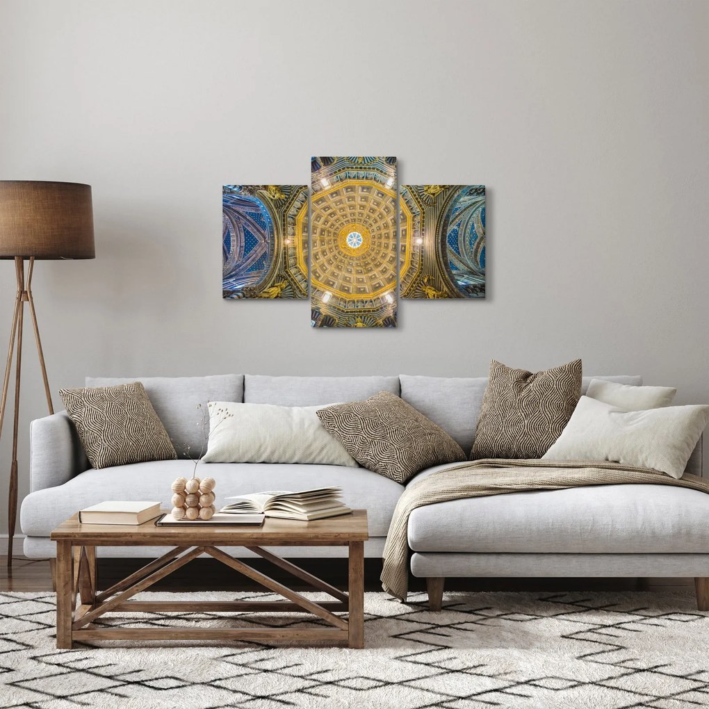A Siena templom mennyezetének képe (90x60 cm)