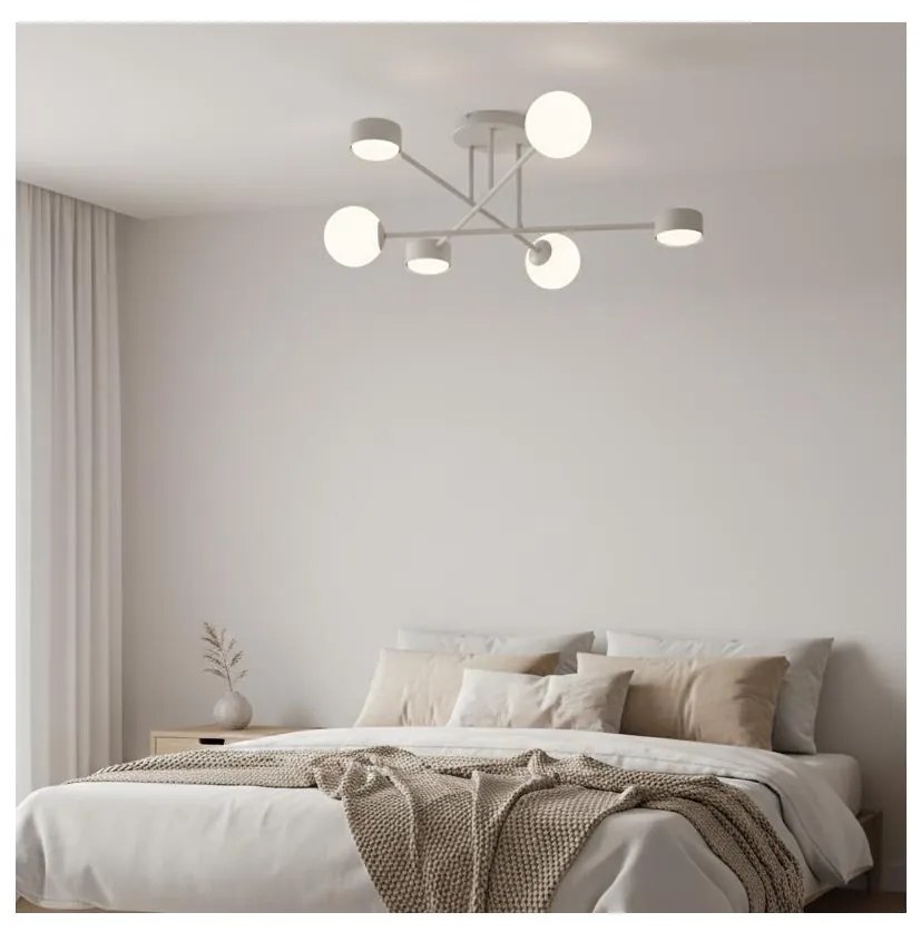 Felületre szerelt csillár HOLON 3xG9/8W/230V + 3xGX53/12W szürke