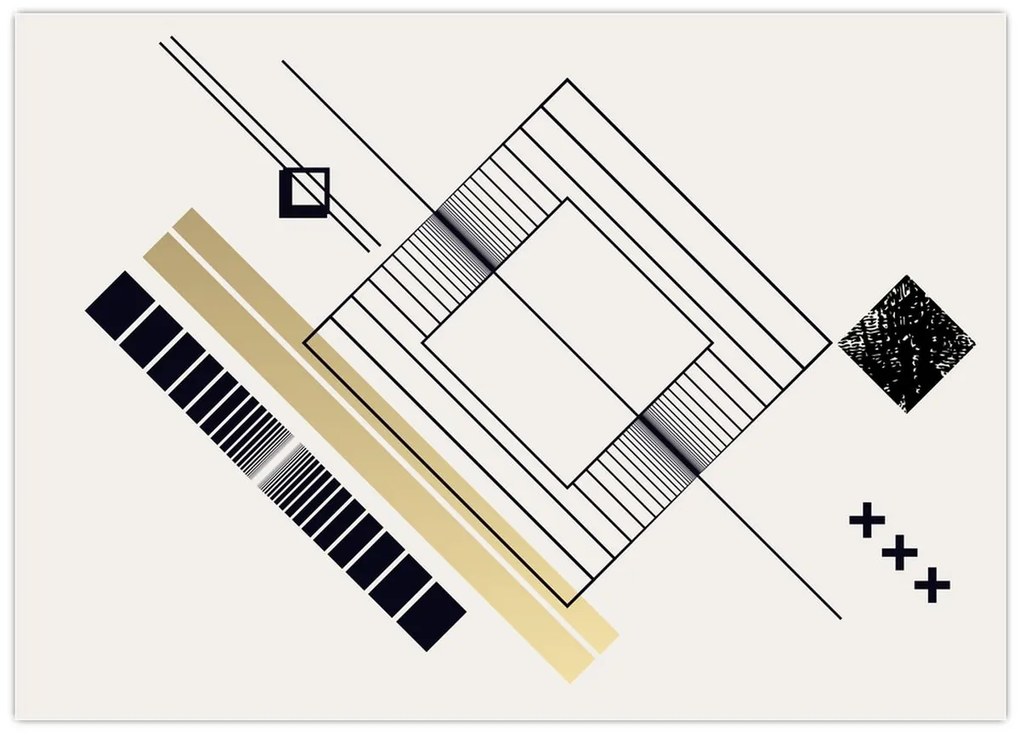 Kép - Geometriai formák N⁰6 (70x50 cm)