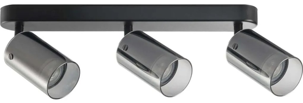 Spotlámpa SMOKY 3xGU10/10W/230V fekete