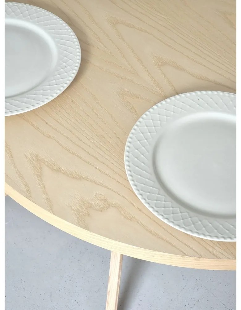 Kőrisfa étkezőasztal 90x90 cm Jubi – Ragaba