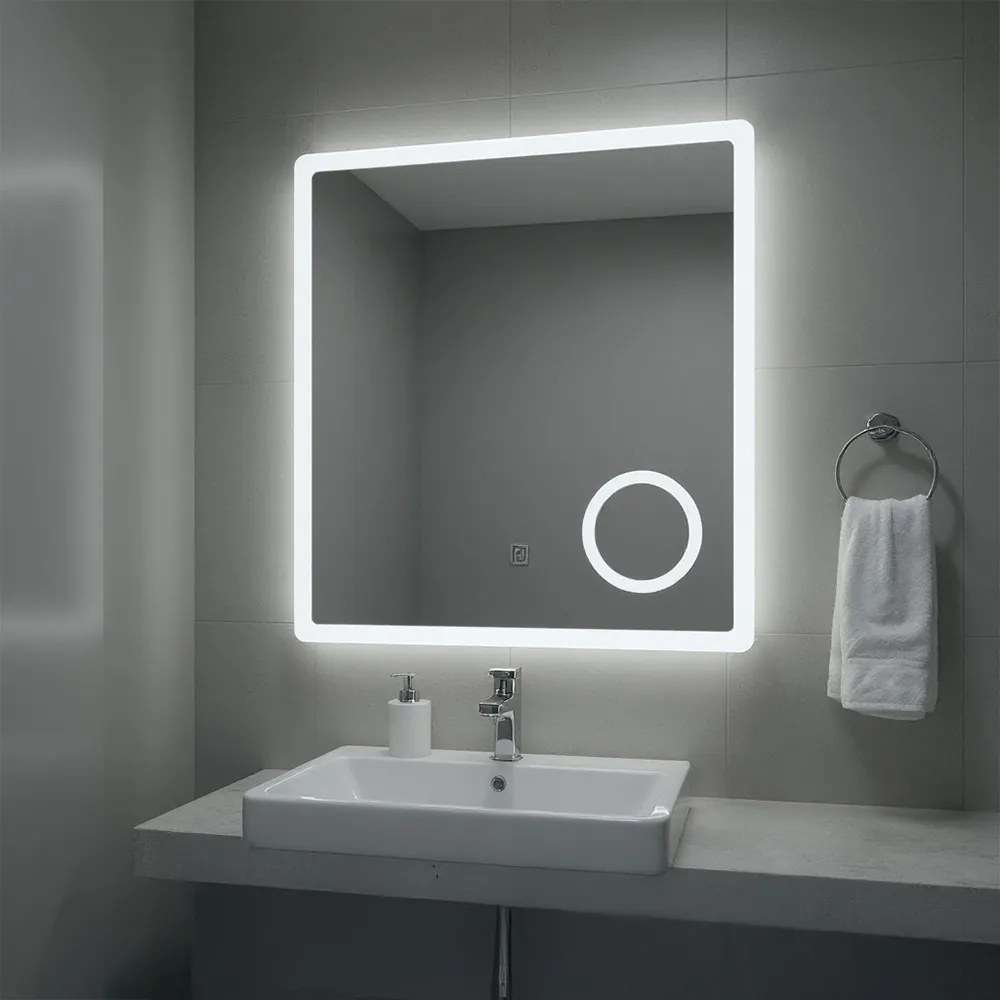 Liz 60 tükör led világítással 60x80 cm