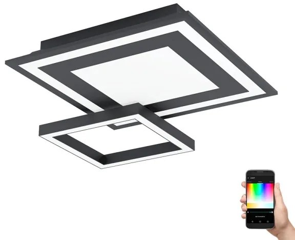 Eglo 900025 - LED RGBW Dimmelhető mennyezeti lámpa SALITERAS-Z LED/21,6W/230V