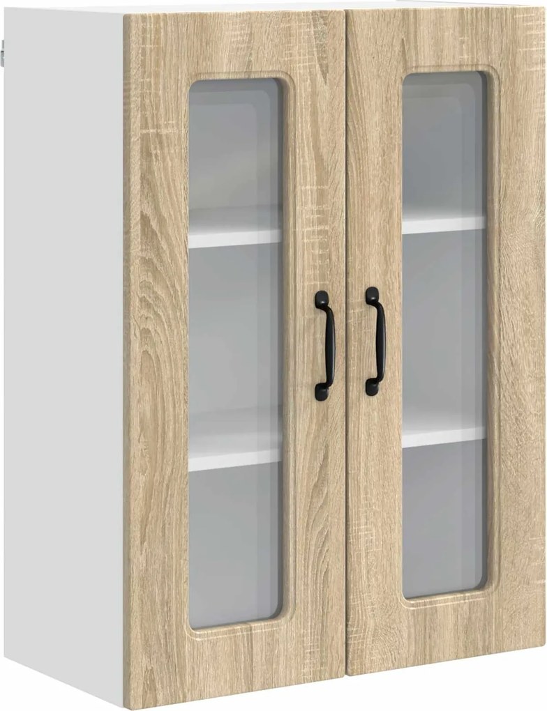 vidaXL Konyhaszekrény Kalmar Sonoma tölgy 60 x 31 x 80 cm Faanyag