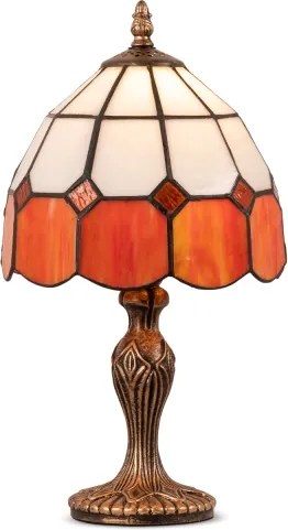 Brilagi - Tiffany vitrázs asztali lámpa SIENNA 1xE27/60W/230V