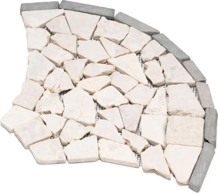 Természetes kő mozaik 0,98 m2 bézs