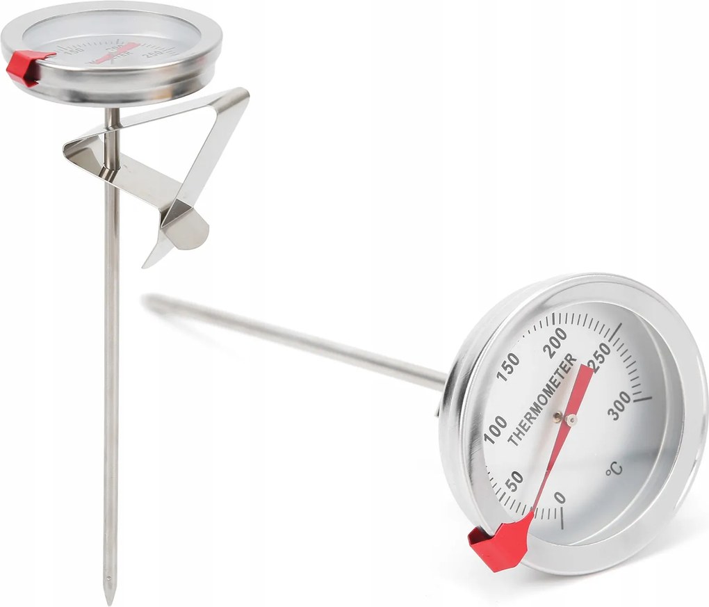 Konyhai Hőmérő Hús Sütő Füstölő Grill Sütés Szonda Acél