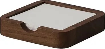 Oakywood Fa Sticky Notes tálca 9.5 x 9.5 cm Oakyblocks Dió