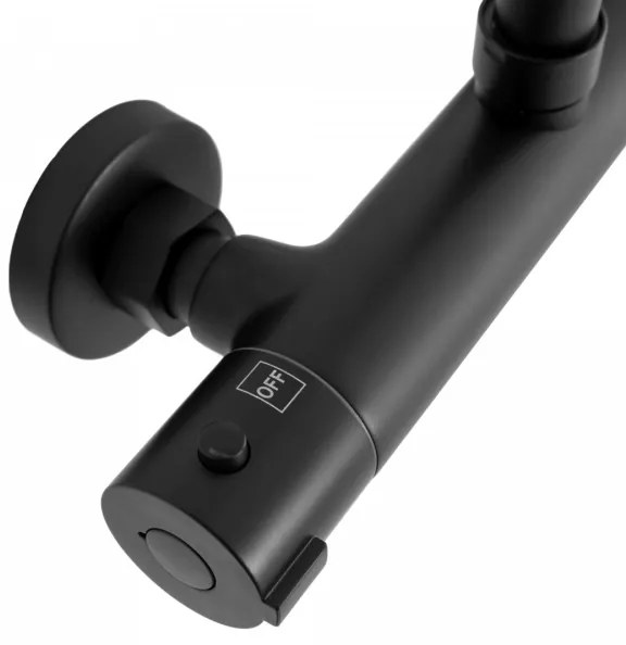 REA-P8804 - BLISS zuhanykészlet termosztátos csapteleppel, matt fekete