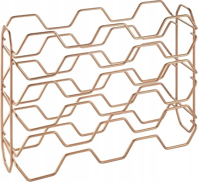 Márkás, Modern Bor- És Víztartó Állvány, 15 Palackos, Pultra Tehető Polc, Swiss