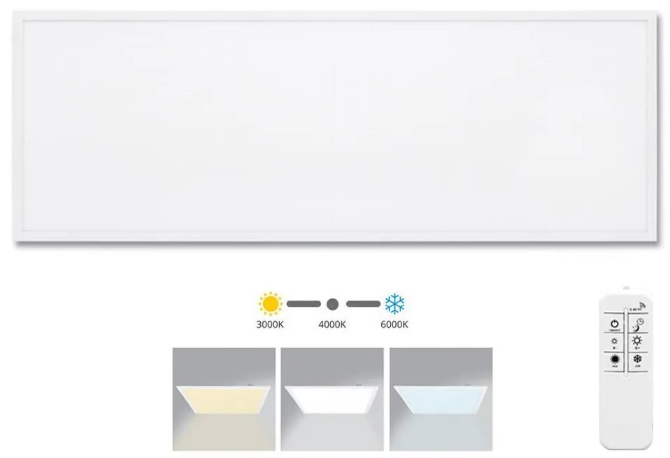 Ecolite LED Szabályozható beépíthető panel ZEUS LED/40W/230V 4000K EC0254