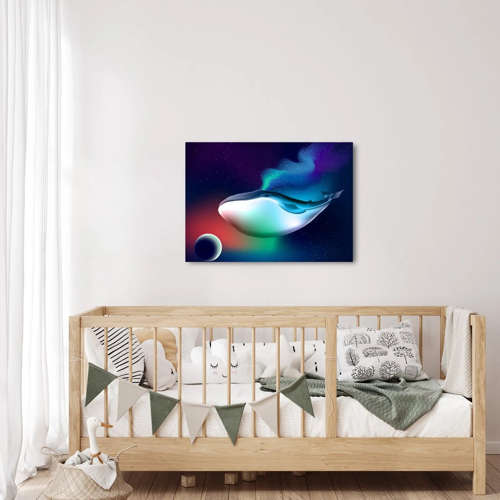 Kép - Űrbálna (70x50 cm)