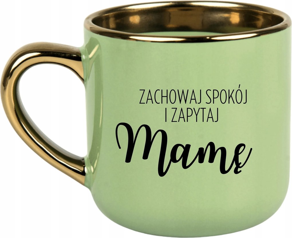 Bögre Zöld Ajándék Vicces Anyák Napja Nyugodt Maradjon Kérdezd Meg Anyát