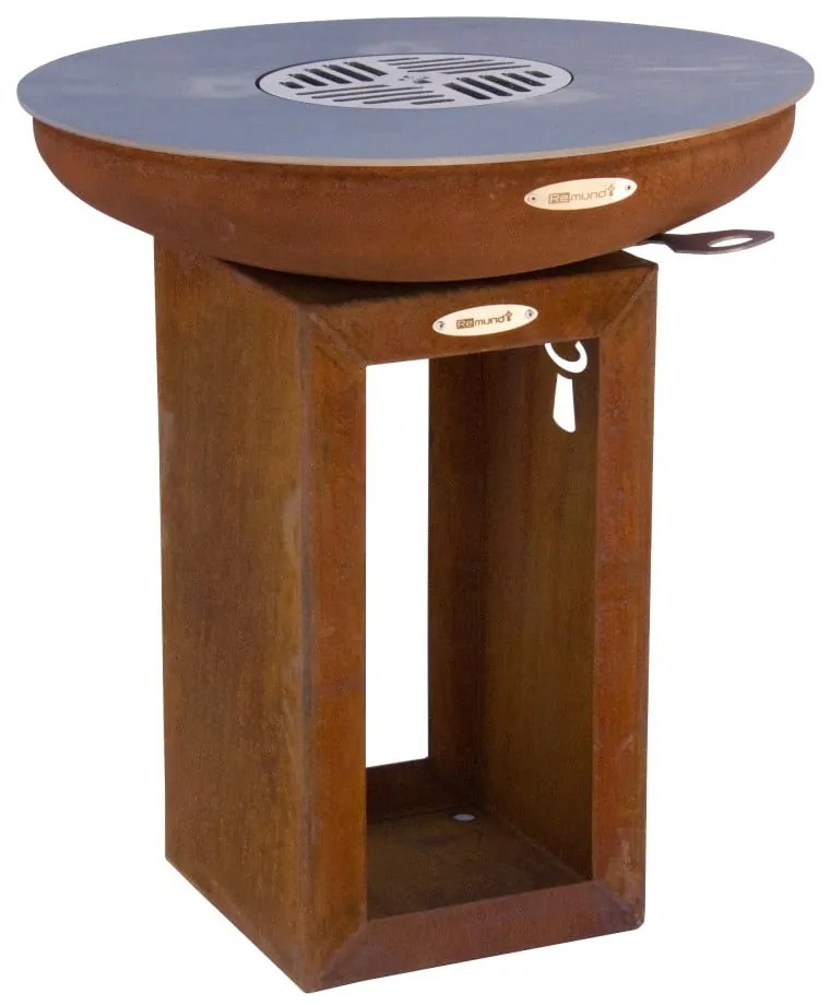 Carus S barna kültéri grill, ø 62 cm - Remundi