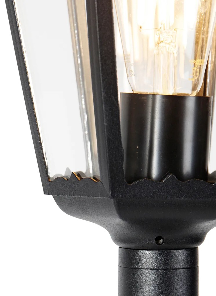 Okos kültéri állólámpa fekete 170 cm WiFi ST64-gyel - New Orleans