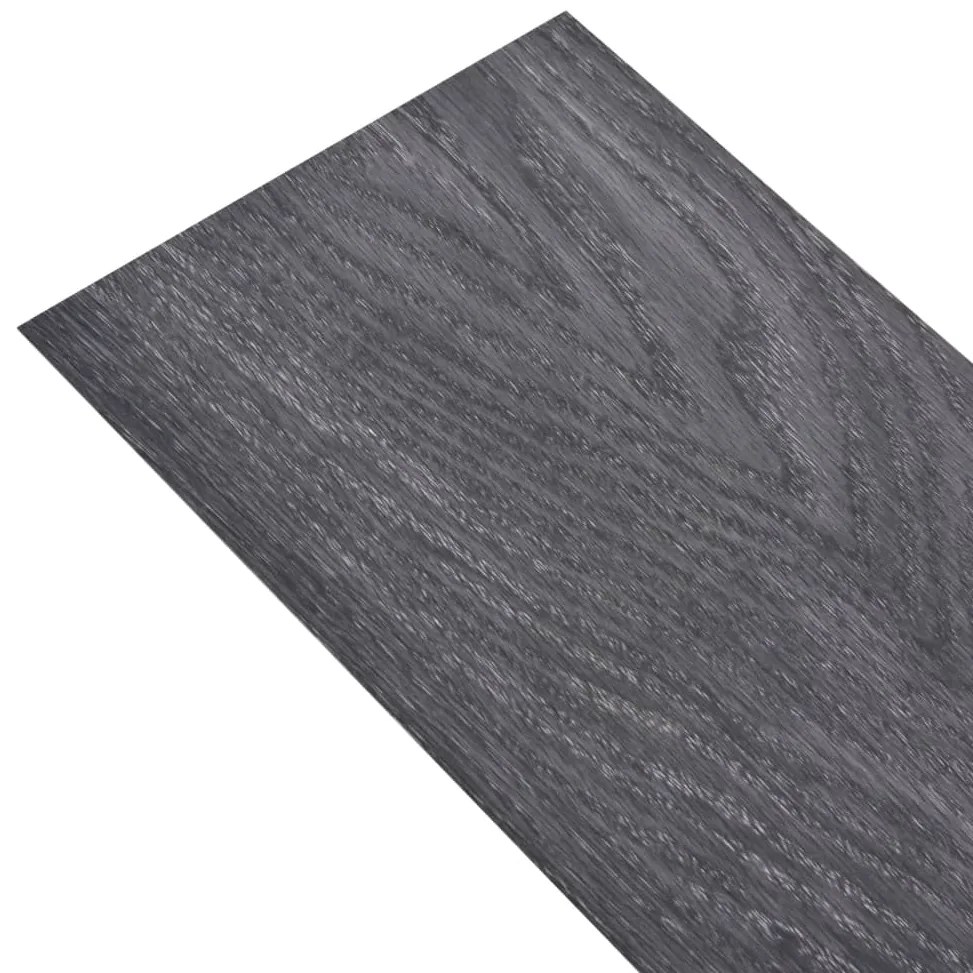 vidaXL fekete/fehér 2 mm-es öntapadó PVC padló burkolólap 5,02 m²