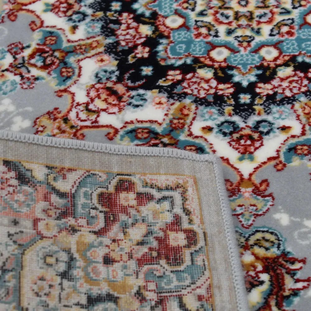 Perzsa szőnyeg szürke Tabriz 80x120 minőségi akril szőnyeg