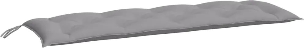 vidaXL szürke oxford szövet kerti padpárna 150 x 50 x 7 cm