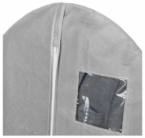 Compactor Boston öltöny és rövid ruha védőhuzat, 60 x 100 cmszürke, S