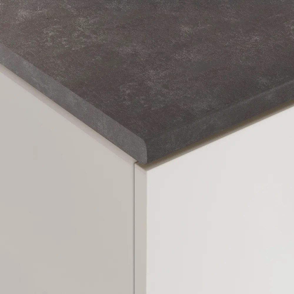 Munkalap, 2,8 cm vastag, Metalic brown szürke