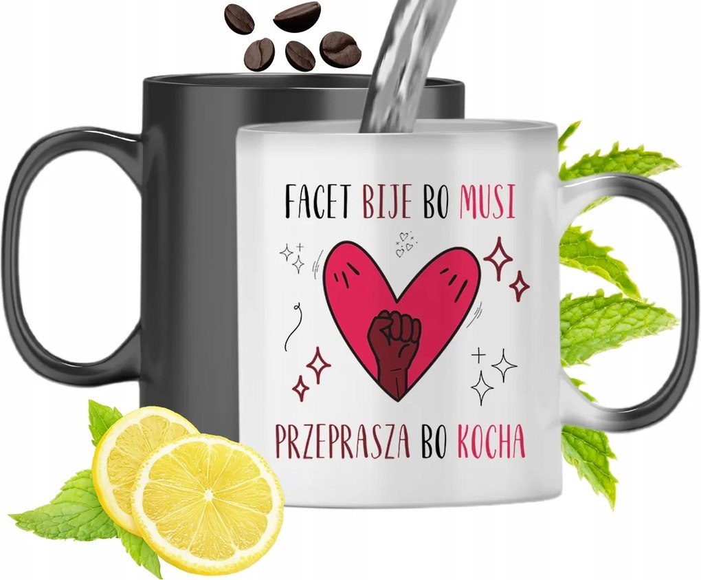 Mágikus Bögre Vicces Színváltó Nyomtatott Fényképpel