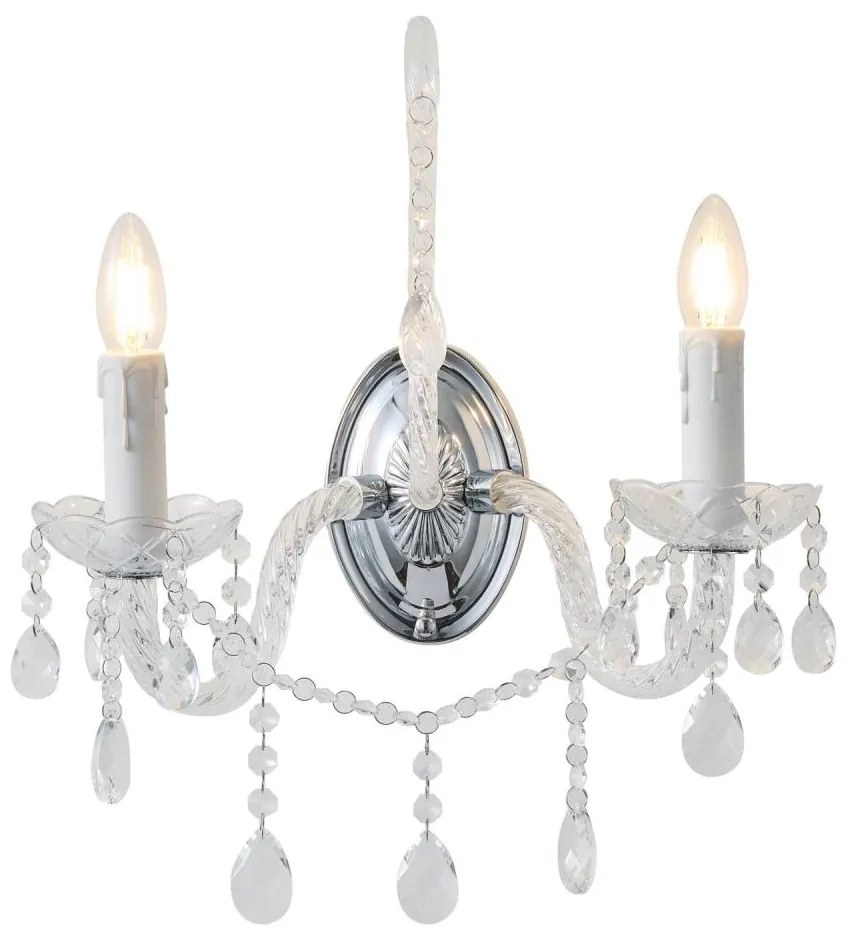 Eurolamp Fali lámpa 2xE14/15W/230V EU0416