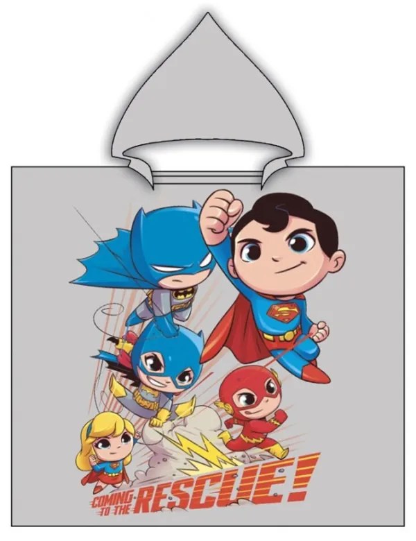 Batman DC Heroes Unite strand törölköző poncsó 55x110 cm