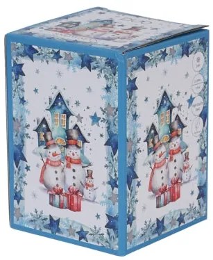 Hóemberes rozsdamentes acél hőtartópohár 330 ml Snowman