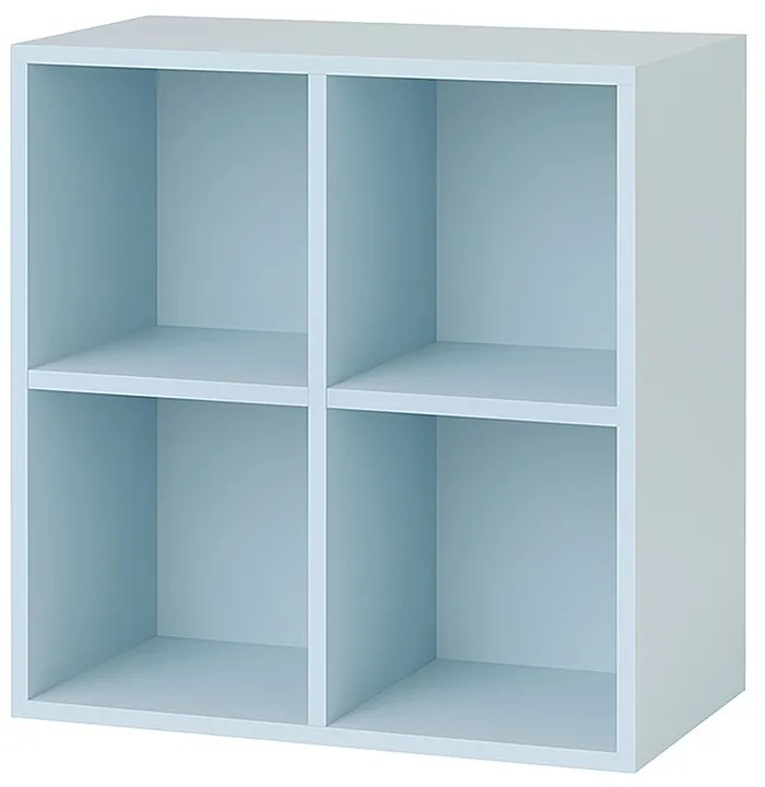 Boxie nyitott fali szekrény 80x80x37 cm kék