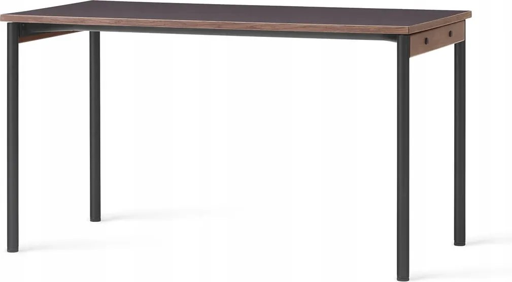 Audo Co Desk Íróasztal 140x70 cm Lábak Fekete Terra Laminált Asztallap