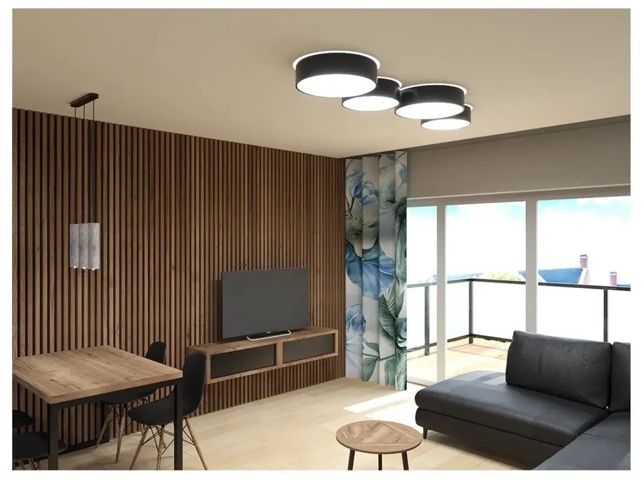 Atis Ceiling fekete mennyezeti lámpa - Sollux