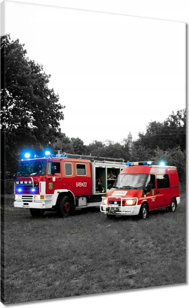 Vászonkép 50x70 Tűzoltóság