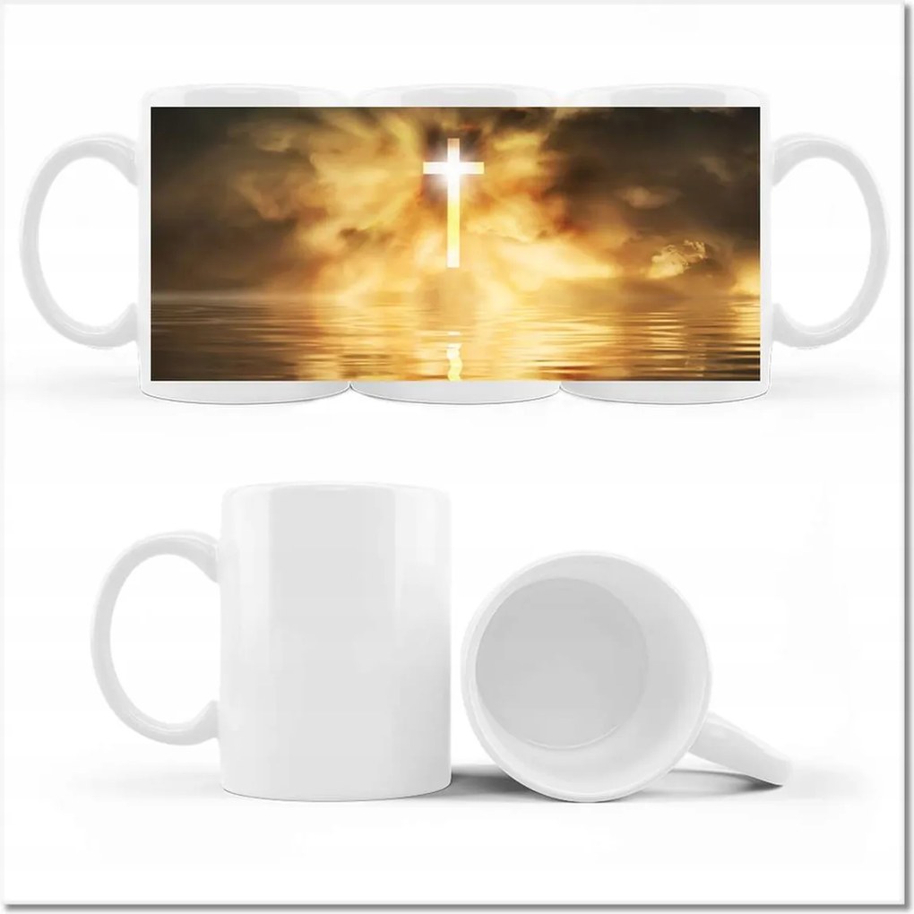 Bögre fényképpel Kereszt Jézus Mennyország