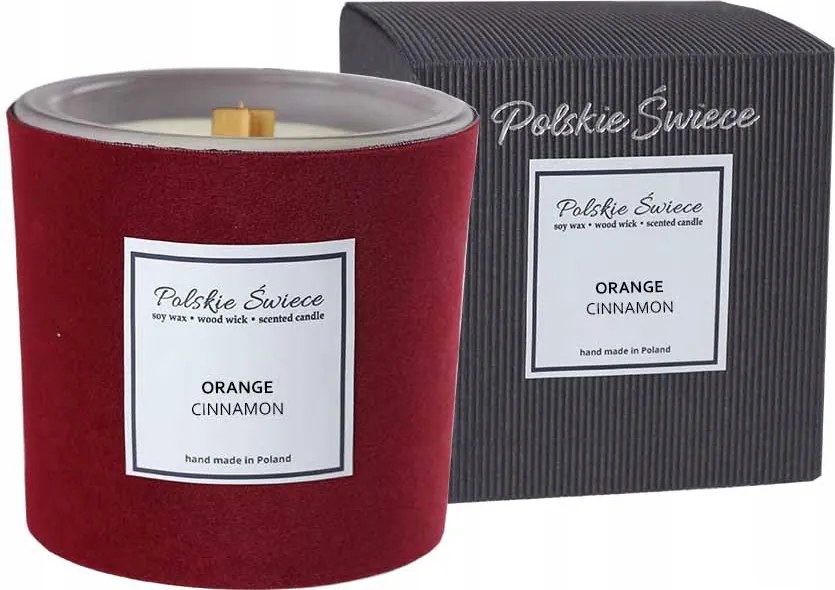 Gyertya Hevy Skin Bordó Orange Cinnamon Black